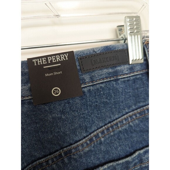 Blank NYC The Perry Mom Shorts Size 26 Blue Denim - Picture 11 of 11